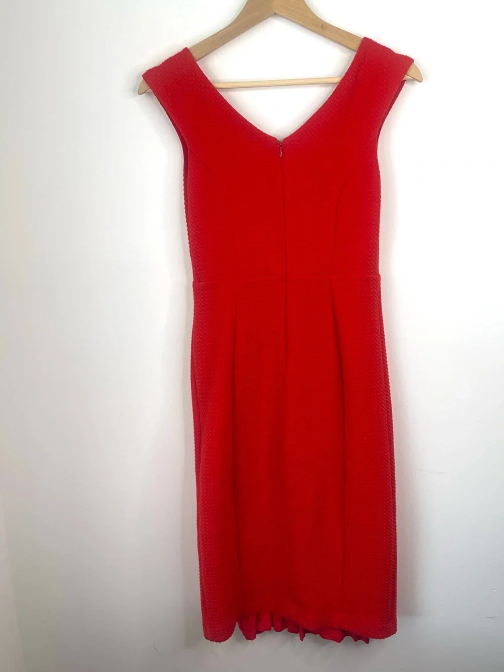 Maeve Red Button-Front Midi Dress size XS